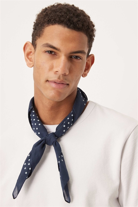 Хлопковая бандана в горошек артикул 152154966