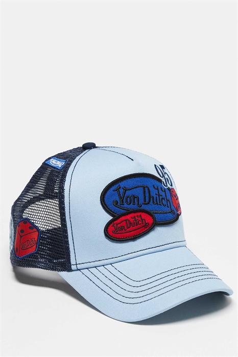 Кепка-тракер с нашивками артикул 153054106