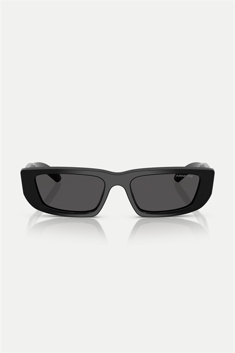 Прямоугольные солнцезащитные очки с серыми стеклами артикул 150091356