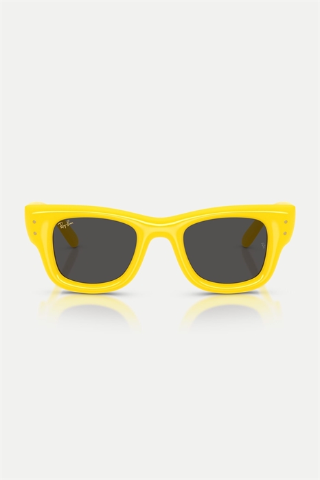 Квадратные солнцезащитные очки Wayfarer с пуховой подкладкой и черными стеклами артикул 154191350