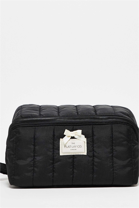 The Flat Lay Co. Сумка для косметики «Marshmallow» — классический черный артикул 149516755