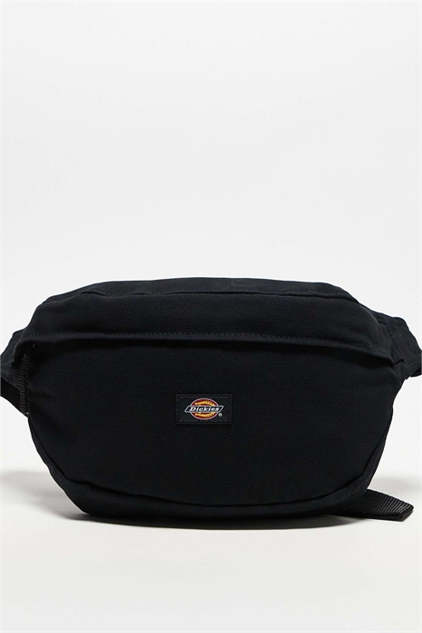 Сумка через плечо из канваса цвета «утка» черного цвета артикул 132195068