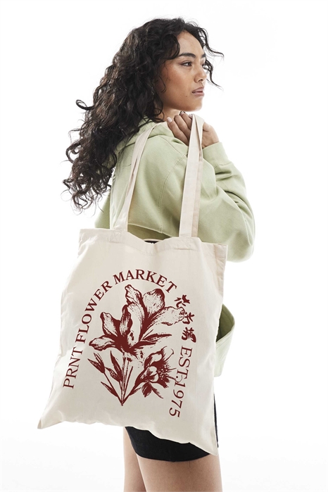 Сумка-тоут с цветочным принтом артикул 150726958