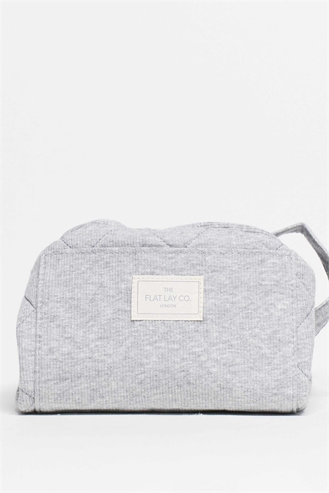 The Flat Lay Co. Косметичка с завязками Flat Lay — Cosy Cotton Grey артикул 147904244