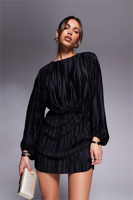 Мини-платье с рукавами-рукавами-рукавами-рукавами-рукавами-рукавами-рукавами-рукавами-рукавами-рукавами-рукавами-рукавами-рукавами-рукавами-рукавами-рукавами- артикул 152829059