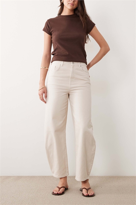 Джинсы с зауженными штанинами артикул 155765491