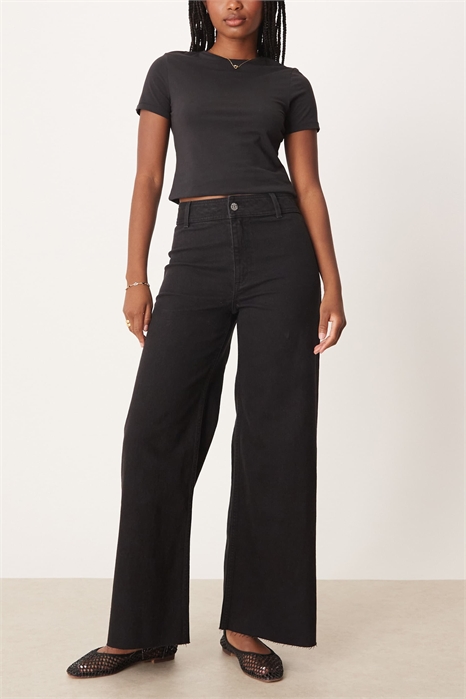 Джинсы Catherin с широкими брючинами артикул 154891235