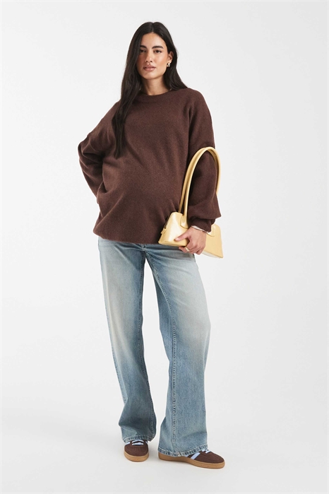 ASOS DESIGN: Удобные джинсы для беременных с прямым кроем из эластичного материала артикул 152863425