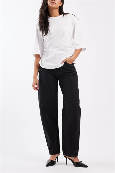 Джинсы с зауженными брючинами артикул 148414155