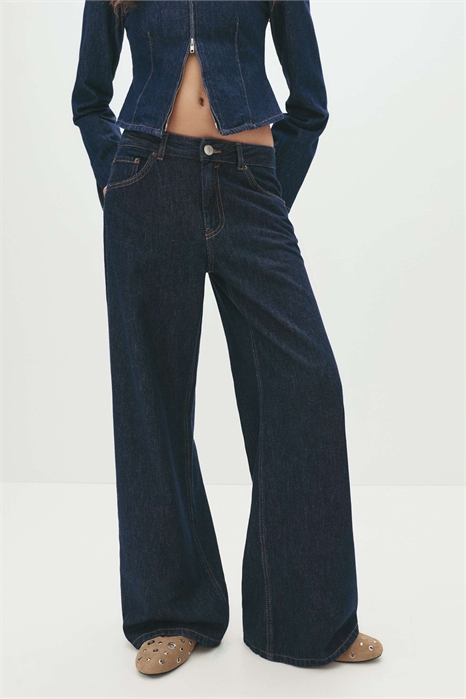 Джинсы свободного кроя оверсайз артикул 151481772