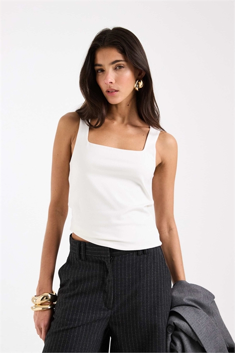 Двухслойный жилет с квадратным вырезом артикул 153079885