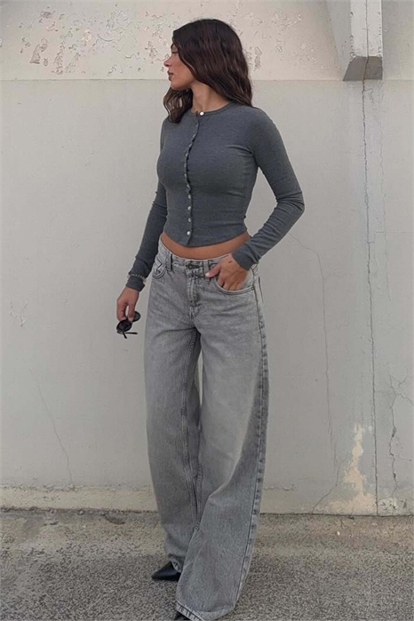 Джинсы в стиле бойфренд артикул 150534861