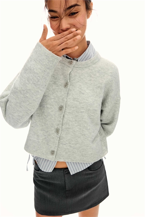 Кардиган с мягкими на ощупь пуговицами артикул 152315914