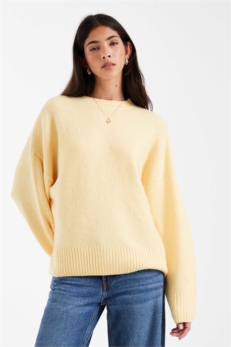 Мягкий свитер с круглым вырезом артикул 153084230