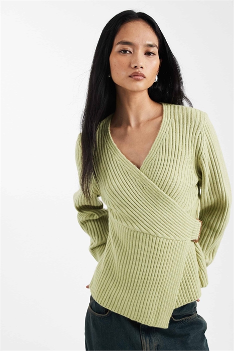 Кардиган с запахом артикул 150230378