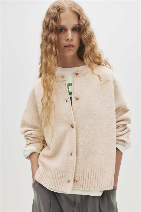 Кардиган с рукавами реглан и пуговицами артикул 152396982