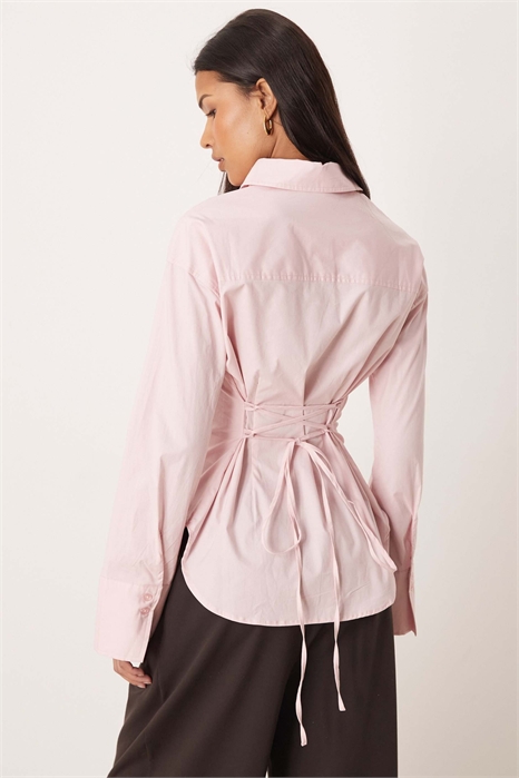 Блузка с затянутой талией артикул 154757007