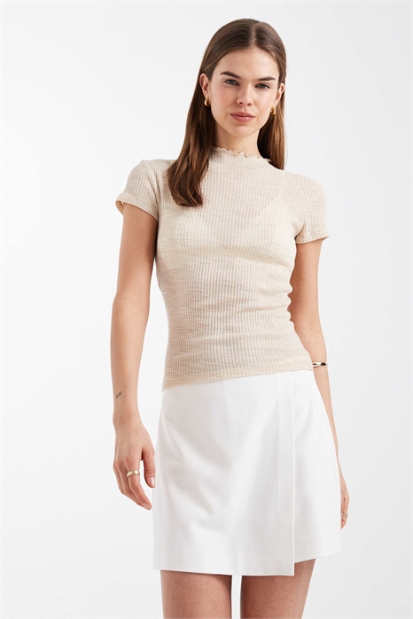 Шорты с высокой талией артикул 153815086