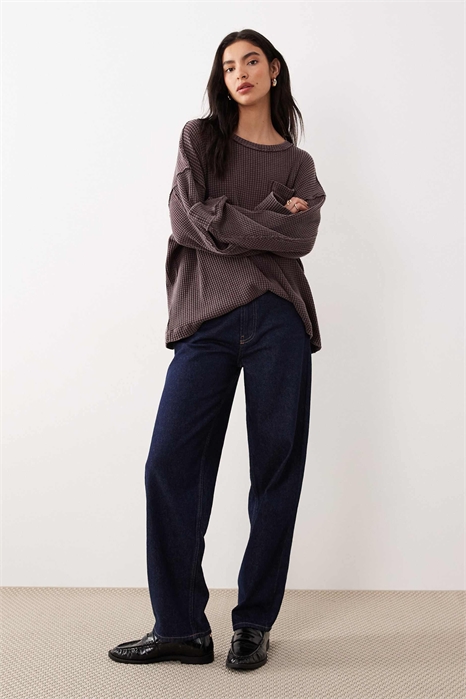 Топ с вафельной текстурой и карманами от Dawson артикул 151184705