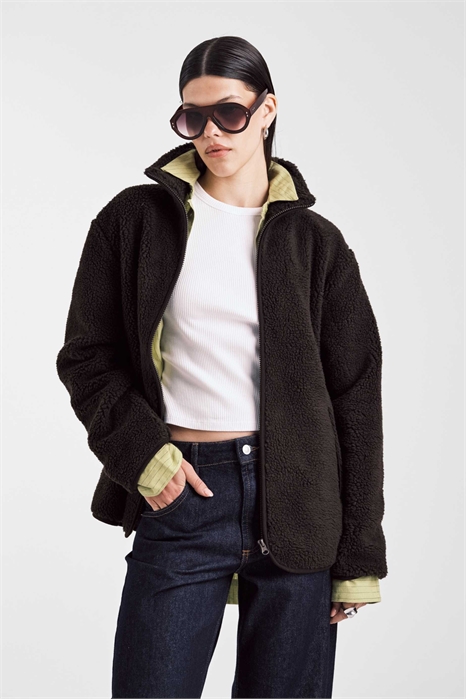 Флисовая куртка на молнии Borg артикул 143217925