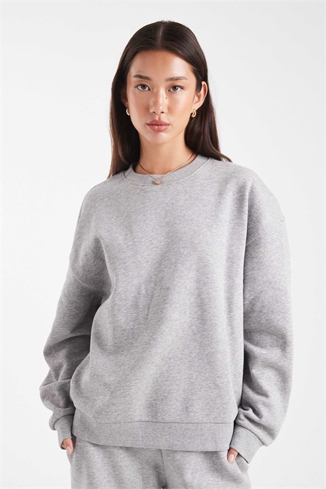 Свитшот с высоким воротником и объемным кроем артикул 147018322