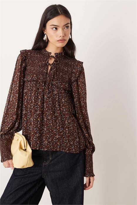 Блузка с рюшами от Joan артикул 153681995