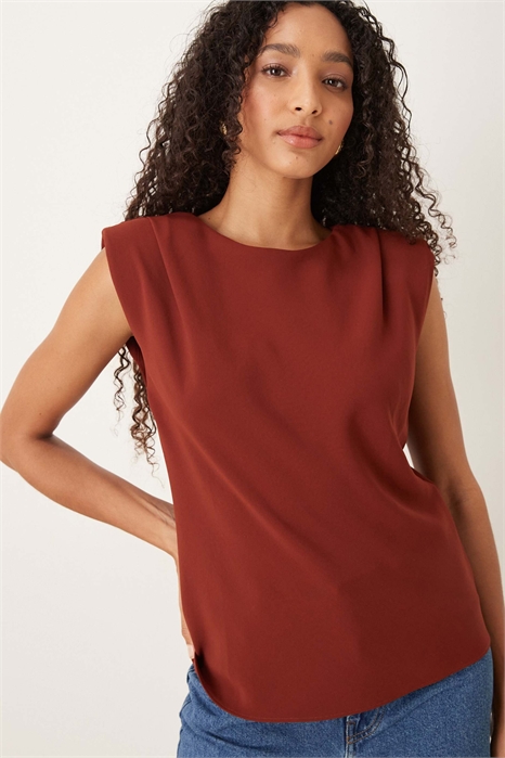 Блузка без рукавов артикул 151636610