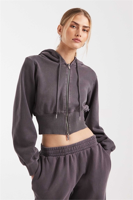 Куртка на молнии с прорезами артикул 154268895