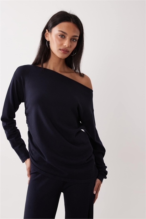 Топ с длинными рукавами и лодочным вырезом от Centollo co-ord артикул 155145186