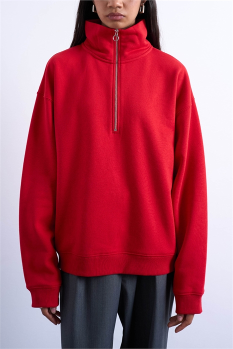 Толстовка с четвертью молнии артикул 147630681