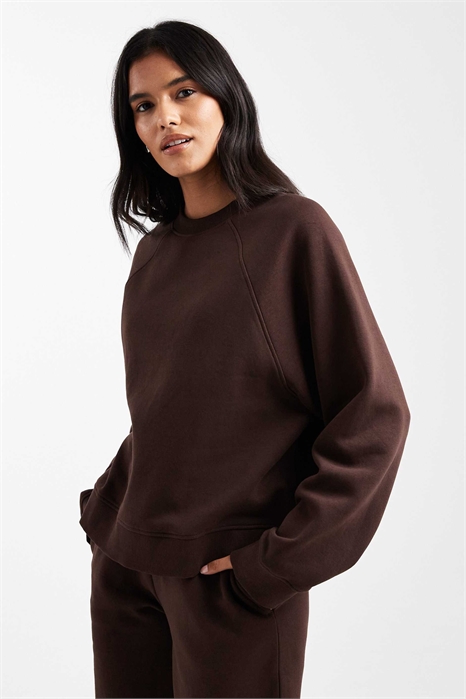 Свитшот свободного кроя с рагланными рукавами артикул 147904857