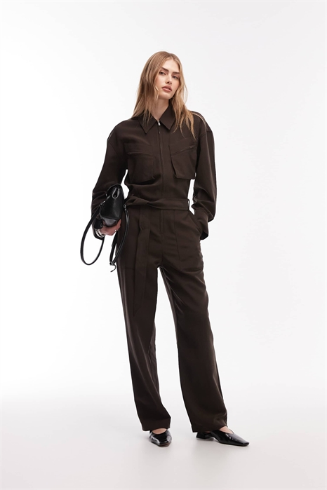 Комбинезон из чистого хлопка в стиле «утилита» с завязывающимся поясом спереди артикул 155057443