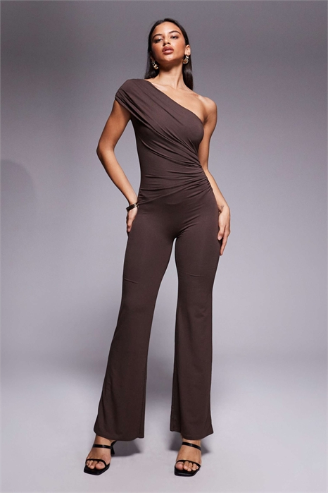 Комбинезон с асимметричными плечами артикул 151781587