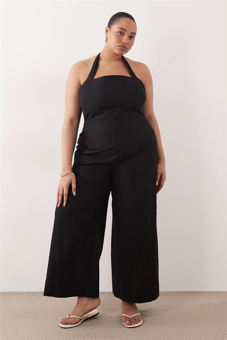 Комбинезон с завязками на шее от ASOS DESIGN Curve артикул 152596417