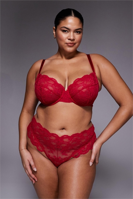 ASOS DESIGN Curve — кружевные стринги Lola артикул 148248637