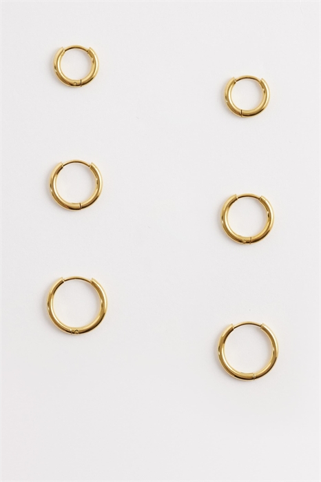 Набор из 3 водонепроницаемых колец из нержавеющей стали артикул 155174132