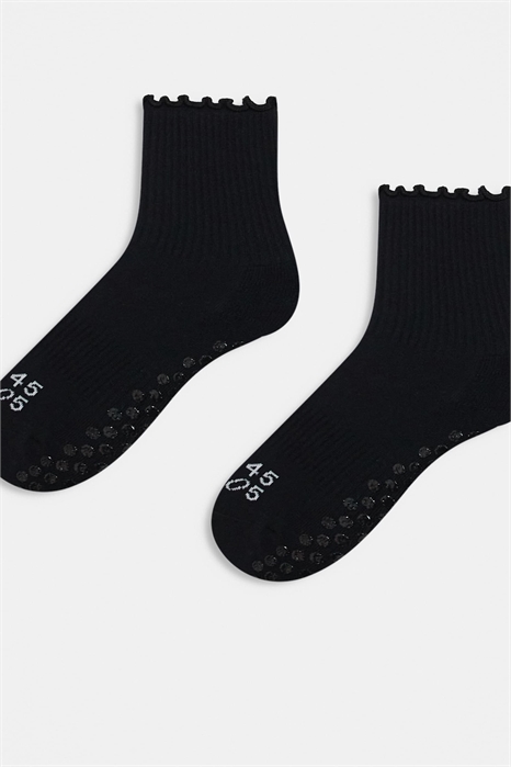 Набор из 2 пар носков для пилатеса с антискользящим покрытием и зубчатым краем артикул 152596735