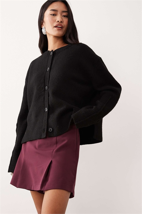 Мини-юбка с плиссированным верхом артикул 149288234