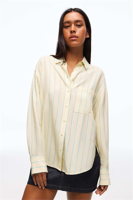 Рубашка свободного кроя артикул 155842280