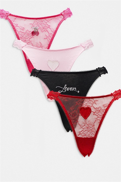 Набор из 4 пар стрингов артикул 152227099