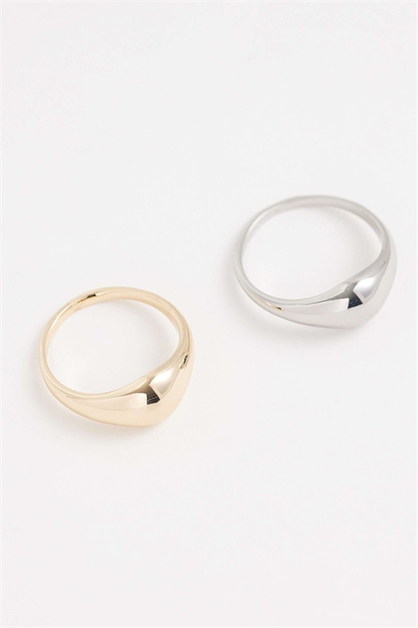 ASOS DESIGN Curve, набор из 2 колец с пузырьками артикул 154585593