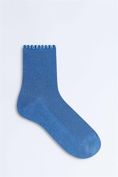 Носки с ребристым оборком артикул 155251423