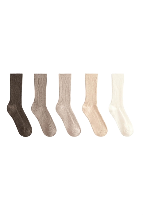 5 пар классических носков с хлопком артикул 150142480