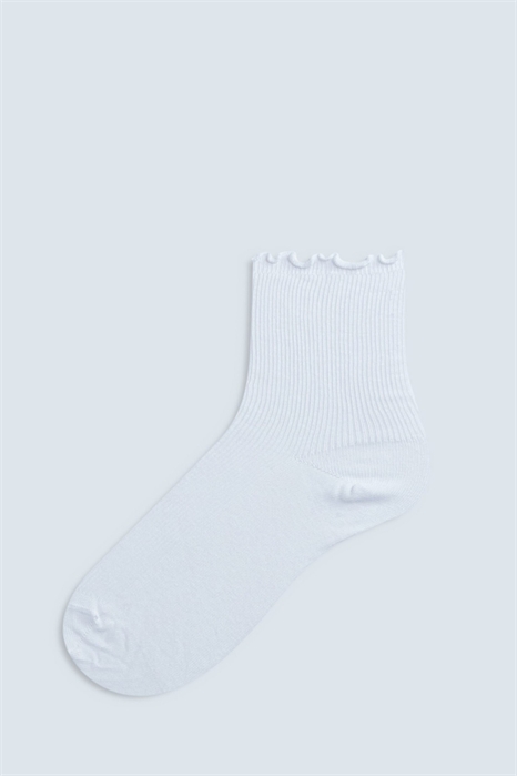 Носки с ребристым оборком артикул 134649956