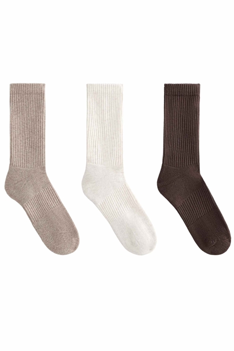 3 пары классических спортивных носков из смешанной хлопчатобумажной ткани артикул 151668046