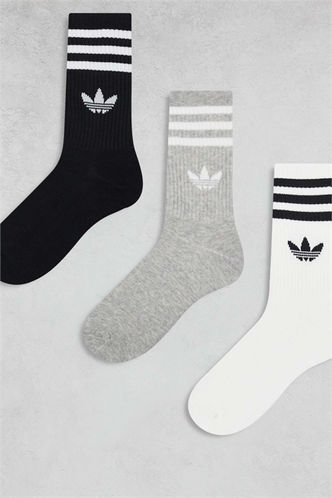 Adicolor Trefoil: набор из 3 пар носков до щиколотки артикул 141909580
