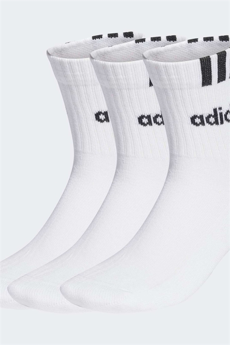 Носки с амортизирующей подошвой, линейным узором и тремя полосками, 3 пары артикул 147641114
