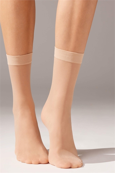 Прозрачные носки плотностью 20 ден артикул 153262964