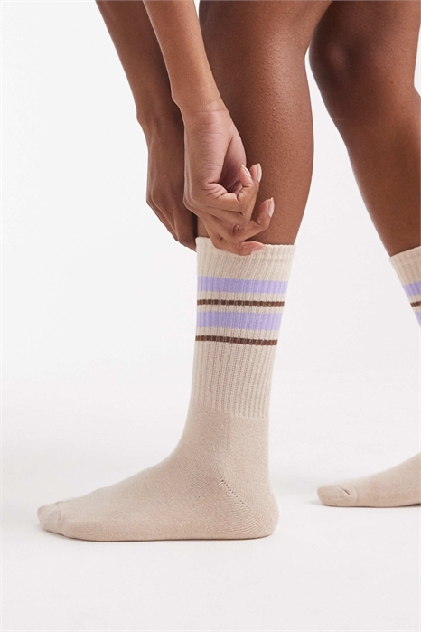 Спортивные носки с ребристой текстурой артикул 150666045