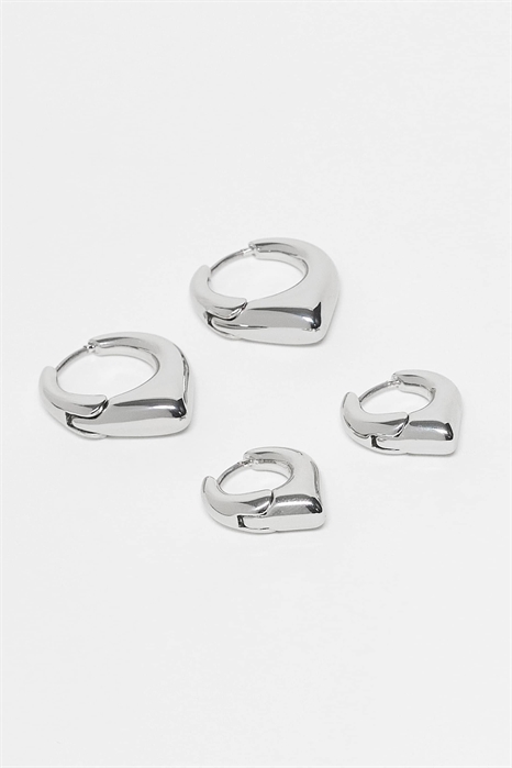 Серьги-кольца с шипами артикул 154328729